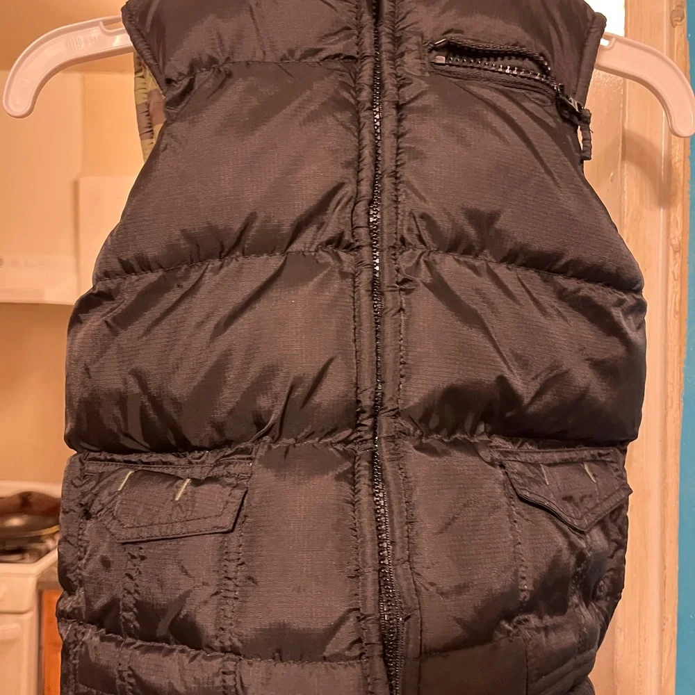 Joe Brown and Tan Puffer Vest Size 3